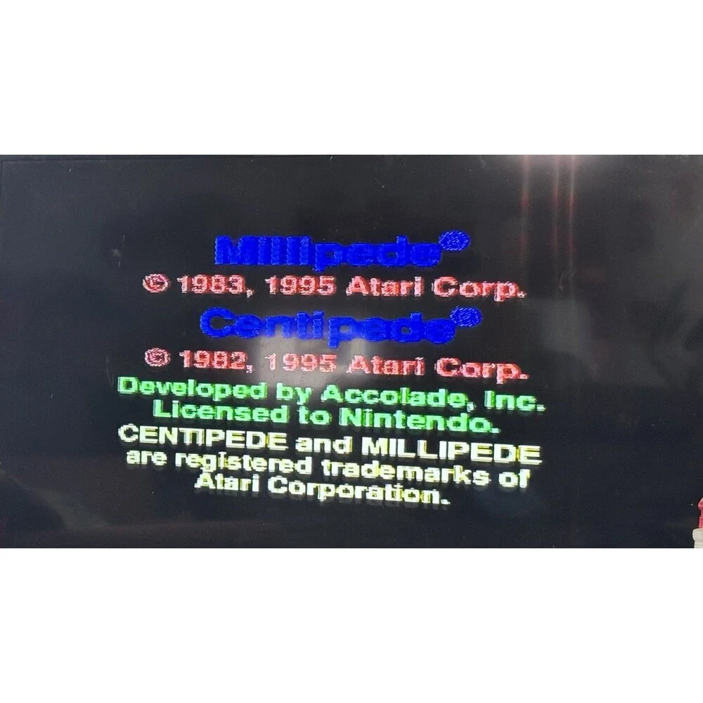 Tetris Attack and Arcade Classics 2: Centipede and Millipede Gameboy